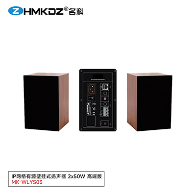 IP網絡有源壁掛式揚聲器